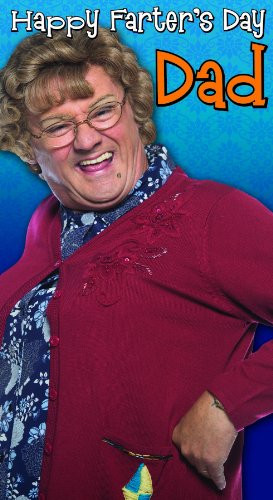 Mrs Browns Boys Fathers Day Card - Happy Farters Day Dad