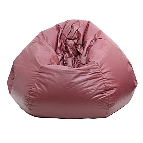 Gold Medal Bean Bags Small/Toddler Leather Look Vinyl Bean Bag, Purple