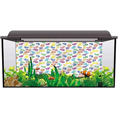 ScottDecor Aquarium Background Sticker NumbersDots and Lines Math 3D Double-Sided Adhesive Wallpaper L24 X H24 Inch ScottDecor Aquarium Background Sticker NumbersDots and Lines Math 3D Double-Sided Adhesive Wallpaper L24 X H24 Inch
