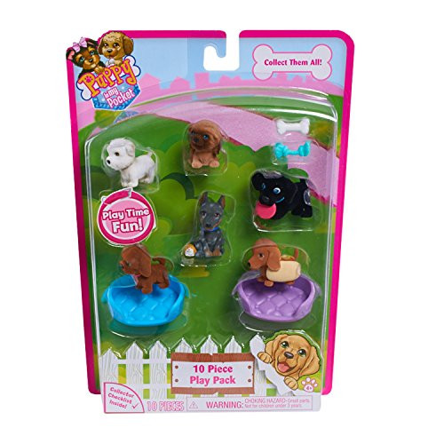 Just Play Puppy In My Pocket Set Figures (10 Pieces)