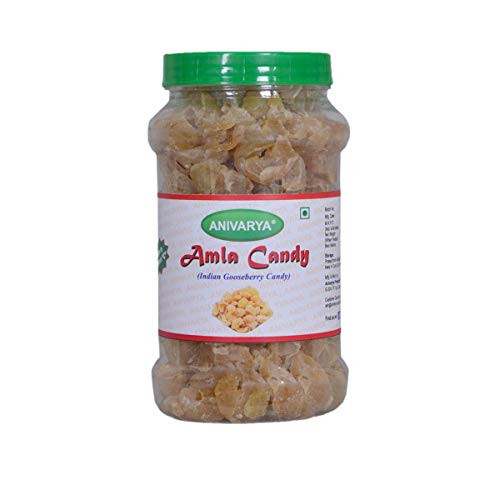 Anivarya Amla Candy -Indian Dry Gooseberry Candy 500 gm-17.63 oz-