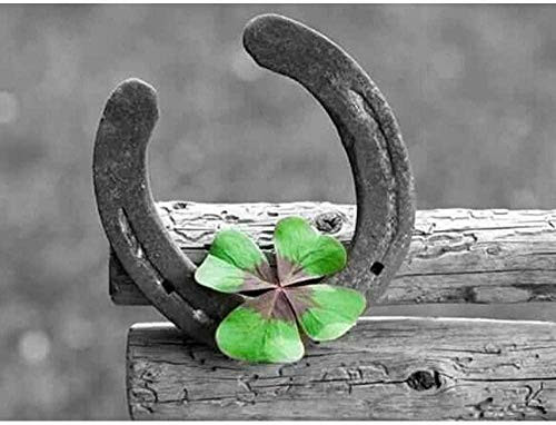 DIY Digital Painting Diamond Diamond Embroidery Four-Leaf Clover Full Display Cross Stitch Rhinestone Full Stone Painting Decoration