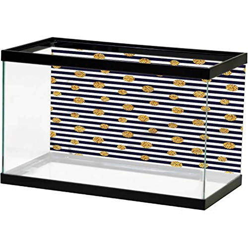 ScottDecor Modern Glass Aquarium Kit Horizontal Nautical Lines 3D Double-Sided Adhesive Wallpaper L24 X H24 Inch ScottDecor Modern Glass Aquarium Kit Horizontal Nautical Lines 3D Double-Sided Adhesive Wallpaper L24 X H24 Inch