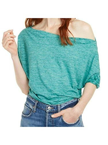 Free People Astrid Tee Green LG -Womens 12-14-