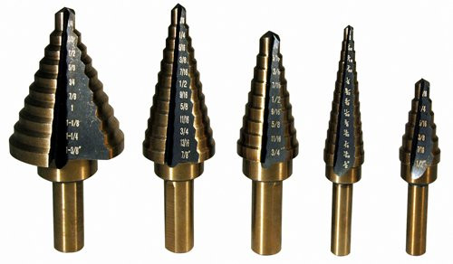 ATD Tools 9200 Step Drill Bit Set - 5 Piece