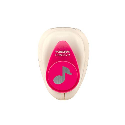 Vaessen Creative Craft Paper Punch Small Musical Note for DIY Projects Scrapbooking and Card Making Multi-Colour 6.5 x 4.5 x 4.4 cm