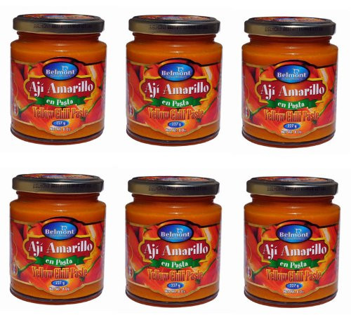 Belmont Aji Amarillo Hot Yellow Pepper Paste 8oz - 6 Pack