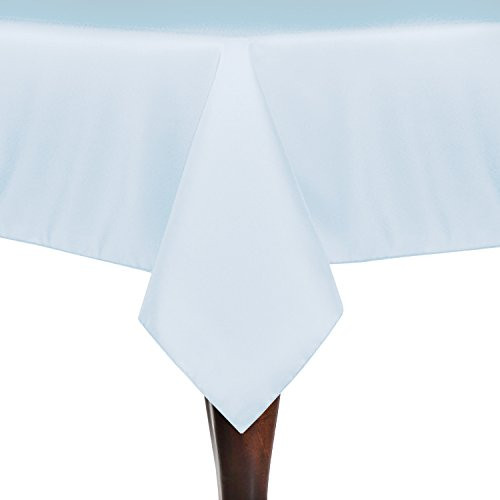 Ultimate Textile Rectangular 60 x 84-Inch Tablecloth Ice Blue