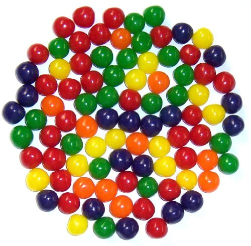Scotts Cakes Fruit Sours in a 1 Pound Plastic Deli Container