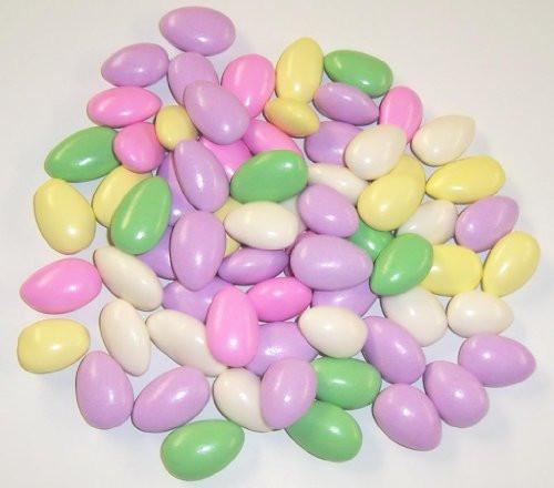 Scotts Cakes Jordan Almonds in a 1 Pound Plastic Deli Container
