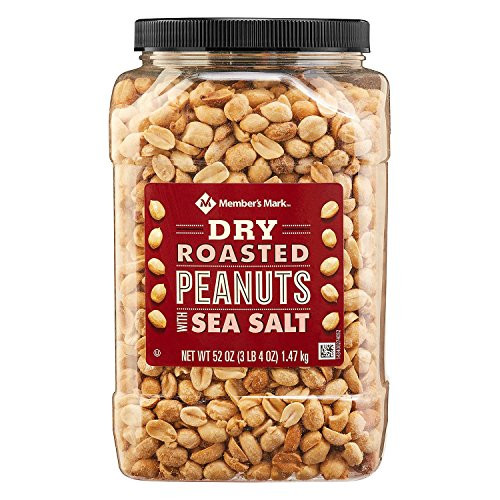 Members Mark Dry Roasted Peanuts with Sea Salt -52 oz.- Members Mark Dry Roasted Peanuts with Sea Salt -52 oz.-