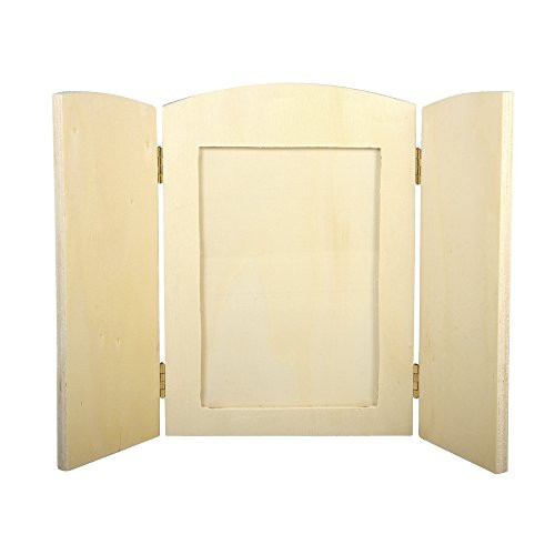 Rayher Photo Frame FSC Mix Credit with Folding Side Parts Wood 18.5 x 13 x 0.6 cm