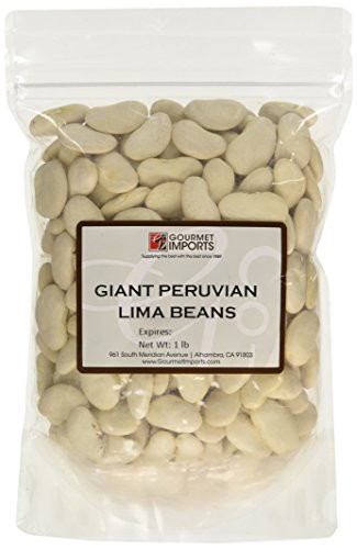 Lima Beans - Giant Peruvian Dry - 1 bag - 2 lbs