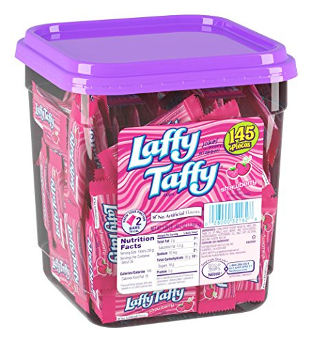 Laffy Taffy Strawberry-145ct-Individually Wrapped Counter Top Display