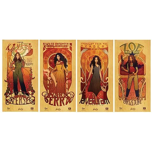 QMx Firefly Les Femmes Poster Set