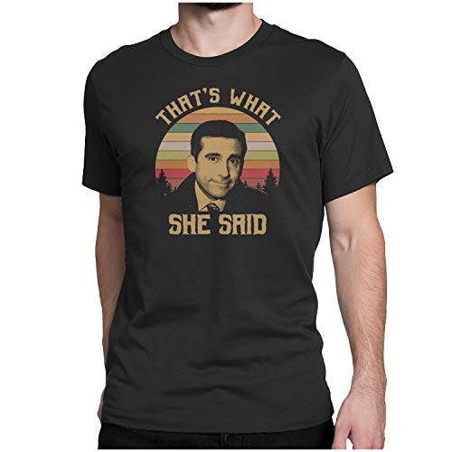 Thats What SHE Said - Vintage Retro T-Shirt Mens/Black/XL