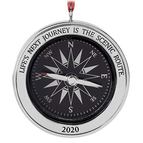 Hallmark Keepsake Christmas Ornament 2020 Year Dated Lifes Next Journey Compass Metal