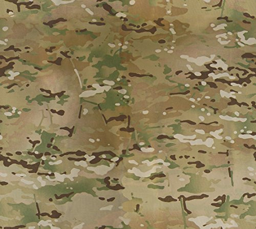 60 Inch Wide 500 Denier Polyurethane Coated Nylon MultiCam Camouflage Fabric -Standard-