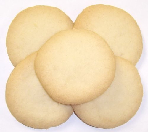 Scotts Cakes Almond Shortbread Cookies in a 1 Pound Plastic Deli Container