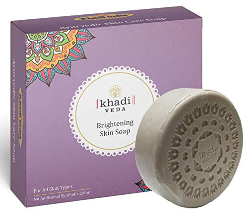 Khadivedea Herbal Ayurveda Skin Care Soap - 100 gm - For all skin types - Skin glowing and brightening soap - 100 percent ayurvedic formula
