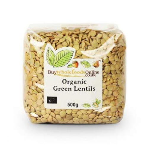 Buy Whole Foods Organic Green Lentils -500g- Buy Whole Foods Organic Green Lentils -500g-