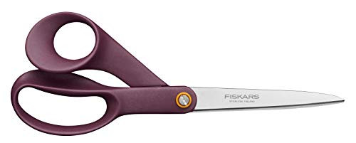 Fiskars Universal Scissors Total Length 21 cm Quality Steel/Plastic Inspiration Merlot 1027491
