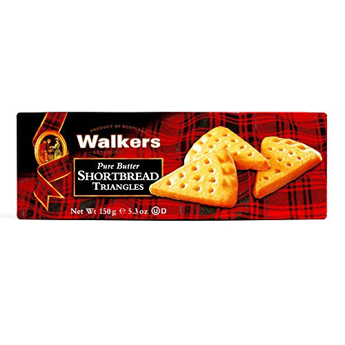 Walkers Shortbread Triangles 5.3 oz each -5 Items Per Order-