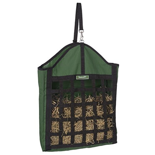 Tough1 Nylon Hay Tote with Web Front Hunter Green