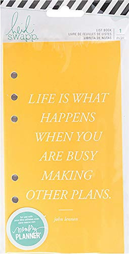 American Crafts Heidi Swapp Memory Planner Fresh Start Budget List Book 11.4 x 22.2 x 0.4 cm