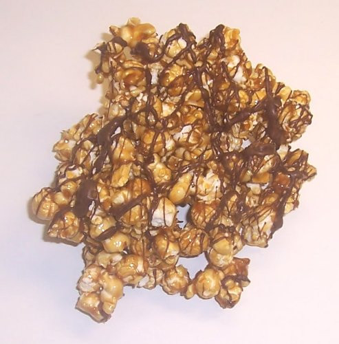 Scotts Cakes Milk Chocolate Caramel Popcorn in a 1 Pound Plastic Deli Container