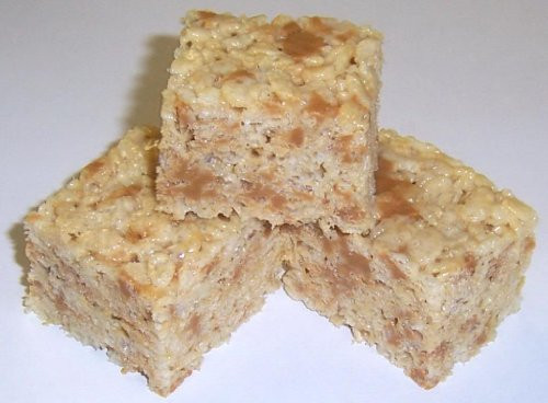 Scotts Cakes Rice Krispie Treats with Peanut Butter Chips in a 1 Pound Plastic Deli Container