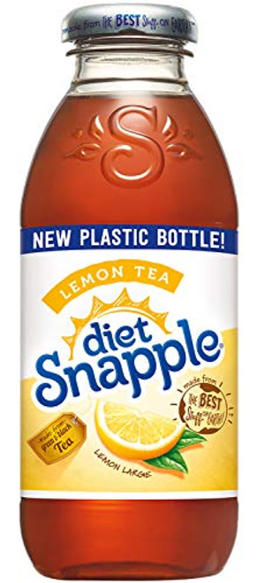 Diet Snapple - Diet Lemon Tea - 16 oz -9 Plastic Bottles- Diet Snapple - Diet Lemon Tea - 16 oz -9 Plastic Bottles-