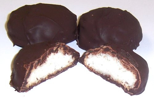 Scotts Cakes Dark Chocolate Covered Coconut Macaroons in a 1 Pound Plastic Deli Container