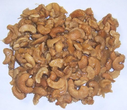 Scotts Cakes Glazed Cashews in a 1 Pound Plastic Deli Container
