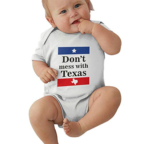 Nutmix Baby Dont Mess with Texas Heart Triangle T-Shirts White 6M