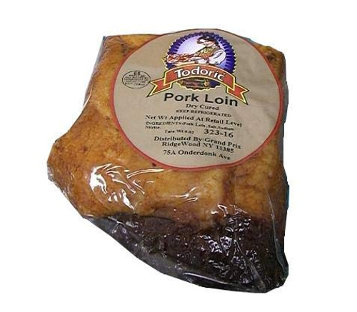 Smoked Pork Loin Dry Cured -BaS-Todoric- approx. 1.1lb