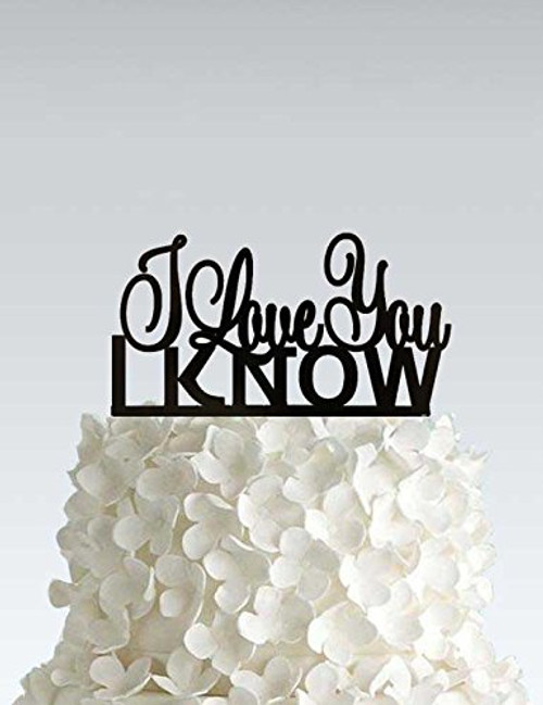 I Love you I Know Wedding Cake Topper Star Wars Inspired