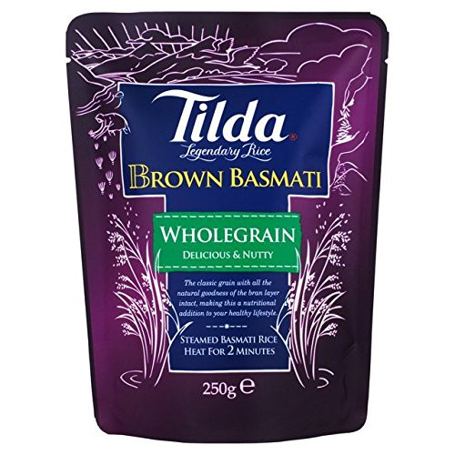 Tilda Steamed Basmati Brown 250g