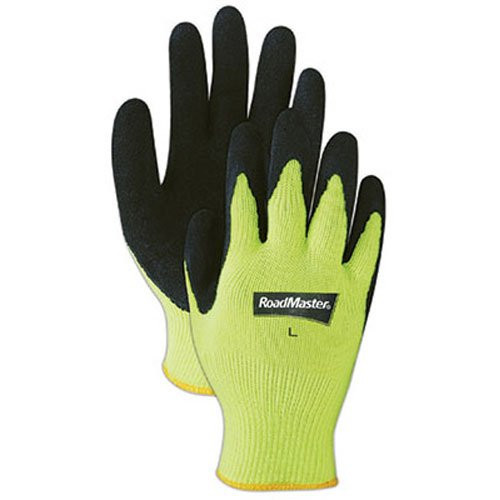 MAGID Glove and Safety 305HVTM Knit Glove Medium Yellow MAGID Glove and Safety 305HVTM Knit Glove Medium Yellow