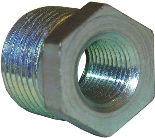 LASCO 17-9681 1/4-Inch Male Pipe Thread by 1/8-Inch Female Pipe Thread Galvanized Hex Bushing