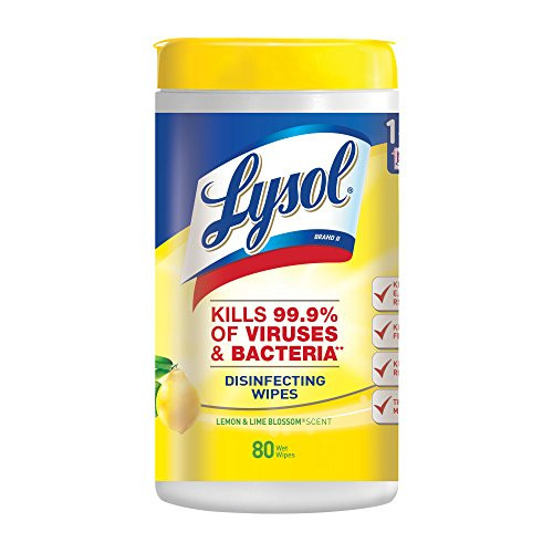 Lysol Disinfecting Wipes Lemon and Lime Blossom 80ct Lysol Disinfecting Wipes Lemon and Lime Blossom 80ct