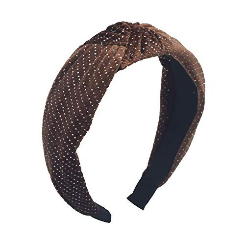 1Pcs Velvet Headbands for Women - Drill Bandana Knot Headbands for Women Turban Headbands for Women Wide Headbands for Women Hairband Hair Hoops Hair AccessoriesKhaki 1Pcs Velvet Headbands for Women - Drill Bandana Knot Headbands for Women Turban Headbands for Women Wide Headbands for Women Hairband Hair Hoops Hair AccessoriesKhaki