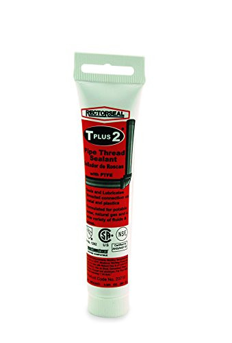 Rectorseal 23710 1-3/4-Ounce Tube T Plus  Pipe Thread Sealant  White