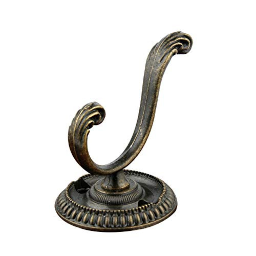 Alisy Transparent Reusable Seamless Adhesive Hooks Wall Hooks Stainless Steel Ultra Strong Waterproof Wall Hangers for Robe Coat Towel Keys Bags Home Kitchen Bathroom for Father -Bronze-