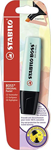 Highlighter - STABILO BOSS Original Pastel Touch of Turquoise Yellow
