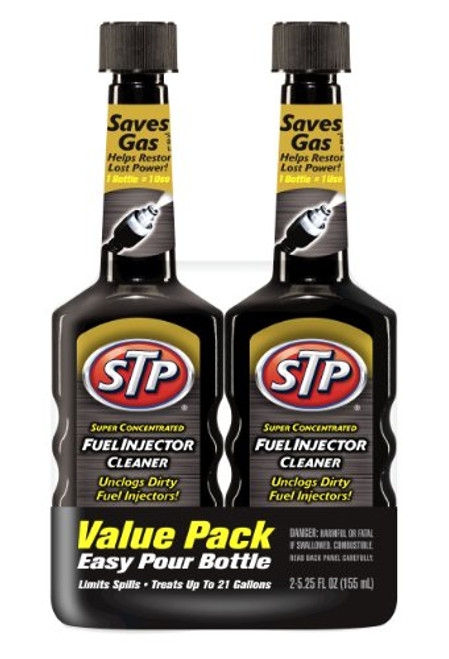 STP Fuel Injector Cleaner Super Concentrated Bottles 5.25 Fl Oz Pack of 2 78577 STP Fuel Injector Cleaner Super Concentrated Bottles 5.25 Fl Oz Pack of 2 78577