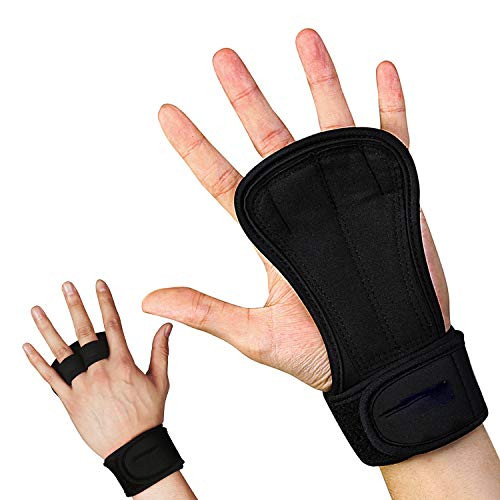 AYNEFY Wrist Support Wrist Strap Wrist Brace Hand Support Wraps for Bodybuilding Weight Lifting Strength Training Powerlifting Pull Up Weight Lifting Hooks Straps Gloves Wrist Wraps Support