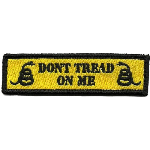 Dont Tread On Me Tactical Morale Patch - Yellow