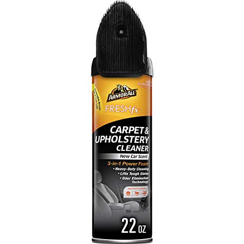 Armor All Car Carpet  and  Upholstery Spray Bottle 3-in-1 Cleaner for Cars  and  Truck Freshfx 22 Fl Oz 19139