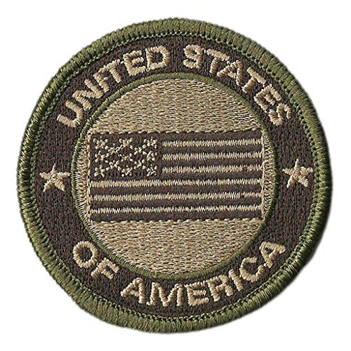 3 inch Circle Tactical USA Patch - Multitan